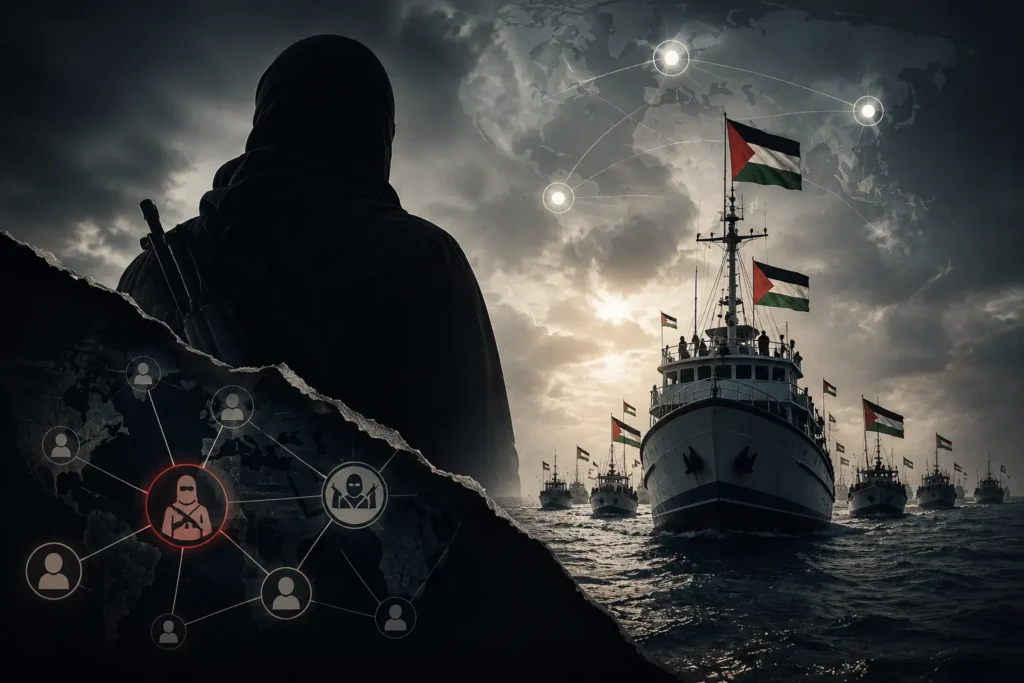 Militant Front Network Behind the Global Sumud Flotilla